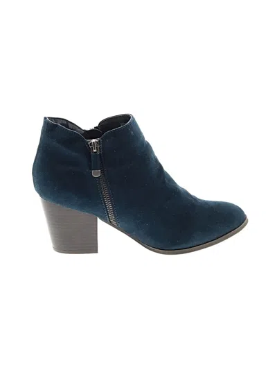 Pre-owned Style & Co Ankle Boots In Blue