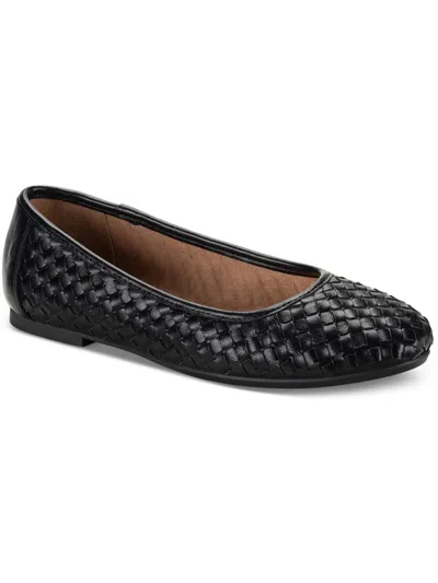 Style & Co Ariinn Womens Comfort Insole Manmade Ballet Flats In Black