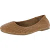 Style & Co Ariinn Womens Woven Faux Leather Ballet Flats