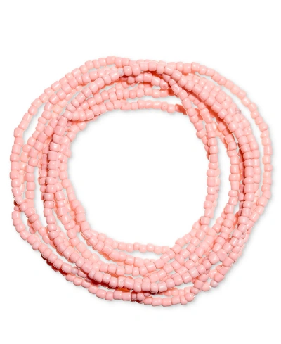 Style & Co Beaded Bracelet Set, Created For Macy's In Pink