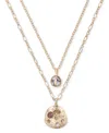Style & Co Beaded Pendant Multi-row Necklace, Exclusively At Macy's In Multi