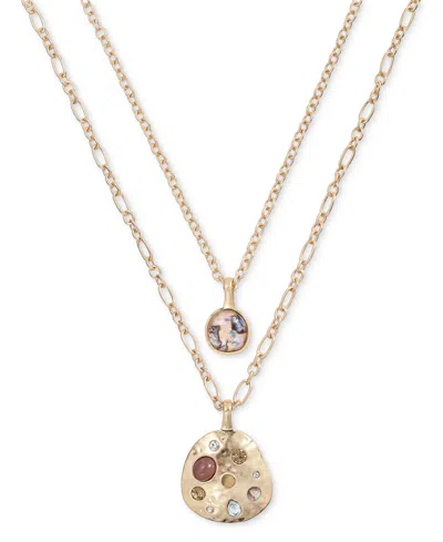Style & Co Beaded Pendant Multi-row Necklace, Exclusively At Macy's