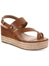 STYLE & CO BETTY WOMENS FAUX LEATHER STRAPPY ESPADRILLES