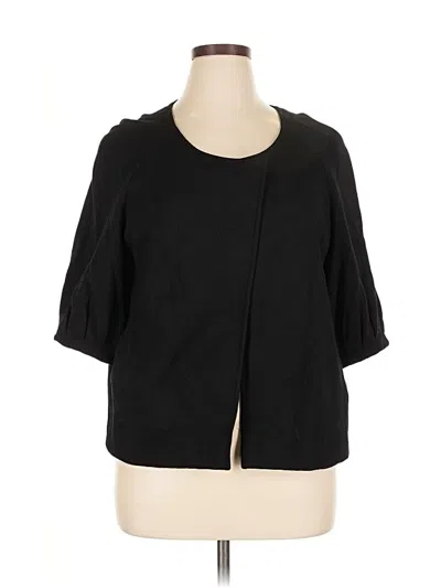 Pre-owned Style & Co Blazer Jacket In Black