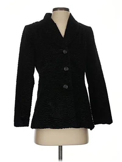 Pre-owned Style & Co Blazer Jacket In Black