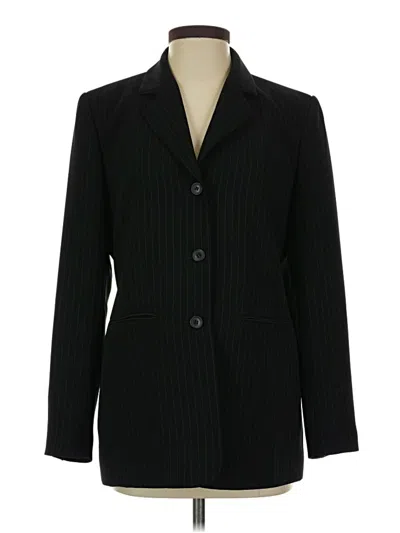 Pre-owned Style & Co Blazer Jacket In Black