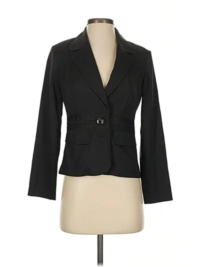 Pre-owned Style & Co Blazer Jacket In Black