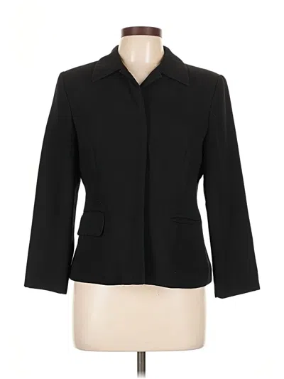 Pre-owned Style & Co Blazer Jacket In Black