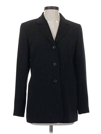 Pre-owned Style & Co Blazer Jacket In Black