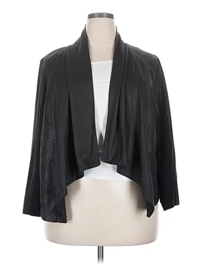 Pre-owned Style & Co Blazer Jacket In Black