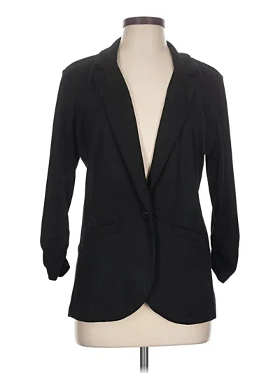 Pre-owned Style & Co Blazer Jacket In Black