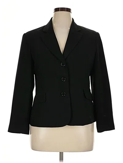 Pre-owned Style & Co Blazer Jacket In Black