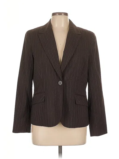 Pre-owned Style & Co Blazer Jacket In Brown