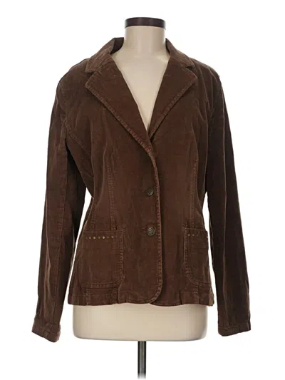 Pre-owned Style & Co Blazer Jacket In Brown