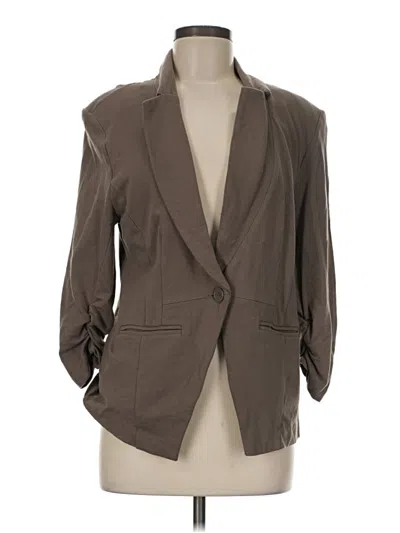 Pre-owned Style & Co Blazer Jacket In Brown