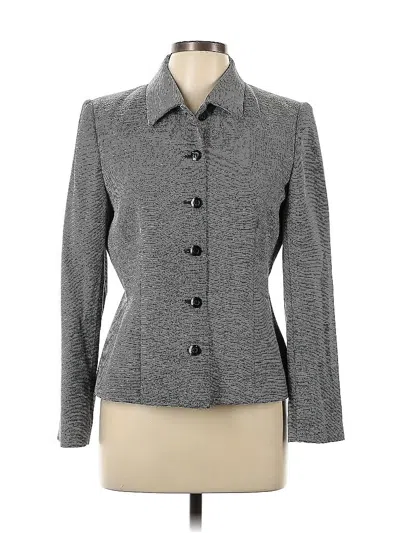 Pre-owned Style & Co Blazer Jacket In Gray