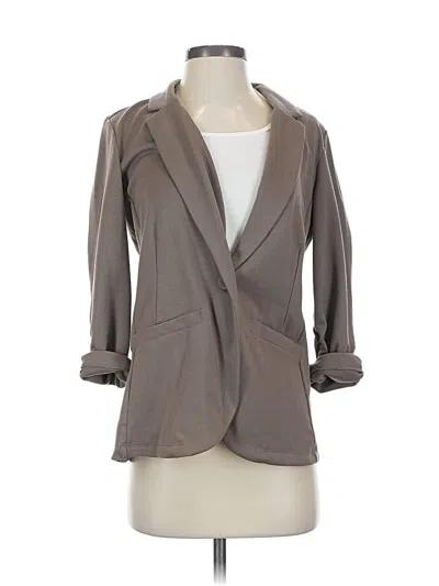 Pre-owned Style & Co Blazer Jacket In Gray