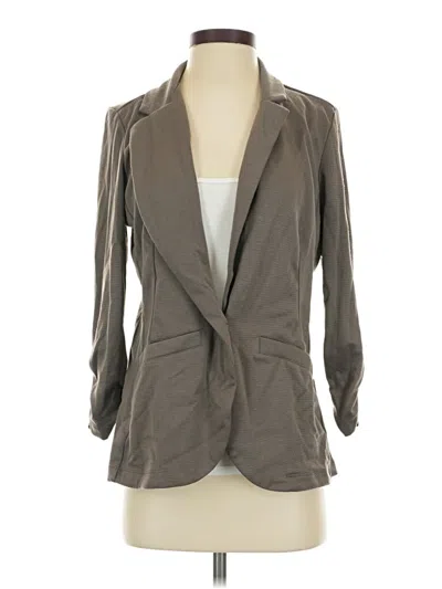 Pre-owned Style & Co Blazer Jacket In Gray