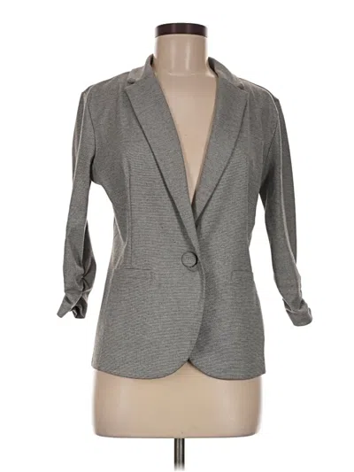 Pre-owned Style & Co Blazer Jacket In Gray
