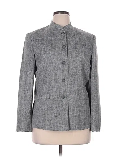 Pre-owned Style & Co Blazer Jacket In Gray