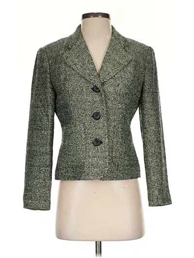 Pre-owned Style & Co Blazer Jacket In Green