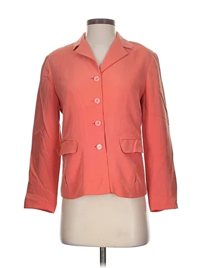 Pre-owned Style & Co Blazer Jacket In Orange