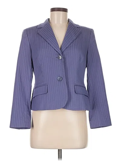 Pre-owned Style & Co Blazer Jacket In Purple