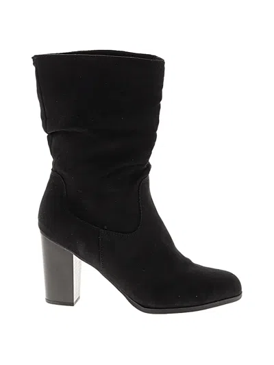 Pre-owned Style & Co Boots In Black