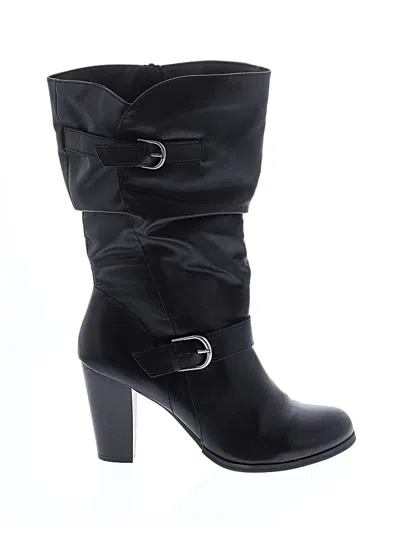 Pre-owned Style & Co Boots In Black
