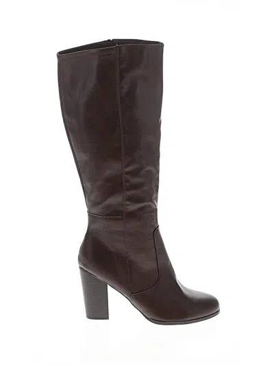 Pre-owned Style & Co Boots In Brown