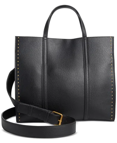 Style & Co Boxy Medium Tote, Created For Macy's In Black