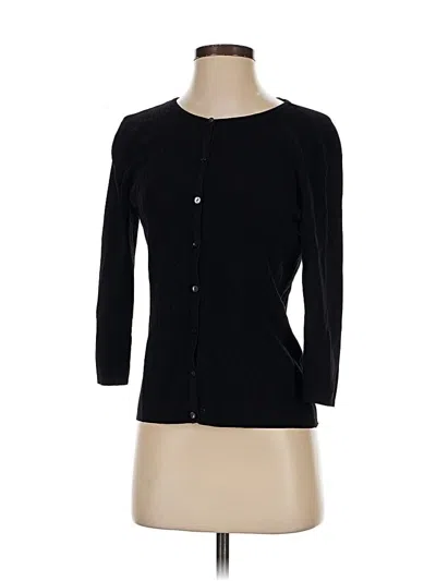 Pre-owned Style & Co Cardigan Sweater In Black