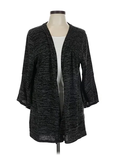 Pre-owned Style & Co Cardigan Sweater In Black