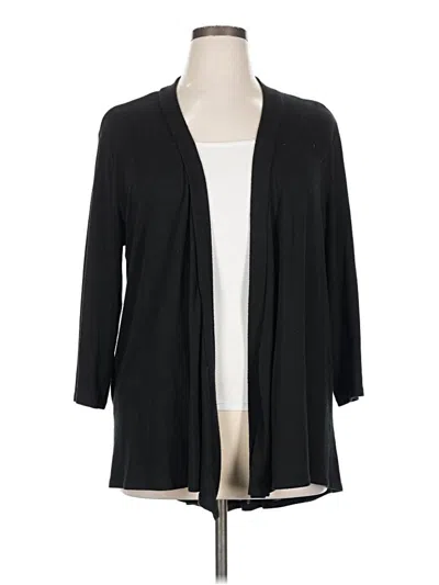 Pre-owned Style & Co Cardigan Sweater In Black