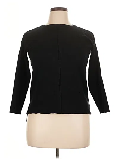 Pre-owned Style & Co Cardigan Sweater In Black