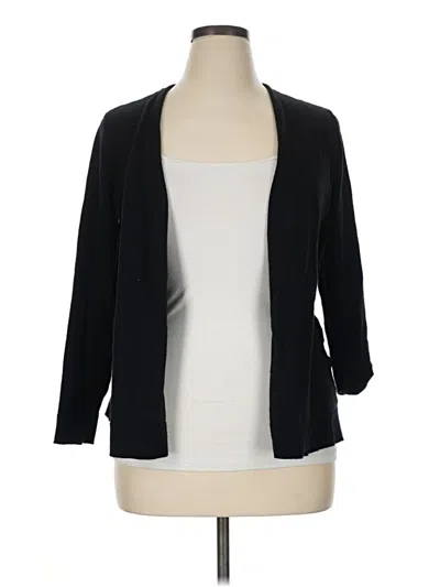 Pre-owned Style & Co Cardigan Sweater In Black