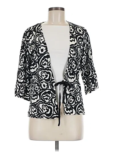 Pre-owned Style & Co Cardigan Sweater In Black