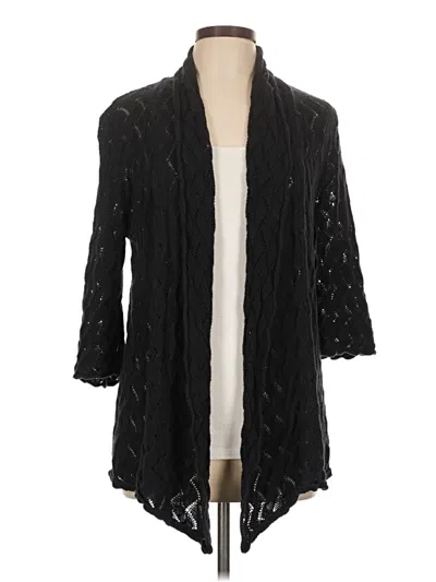 Pre-owned Style & Co Cardigan Sweater In Black