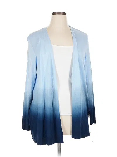 Pre-owned Style & Co Cardigan Sweater In Blue