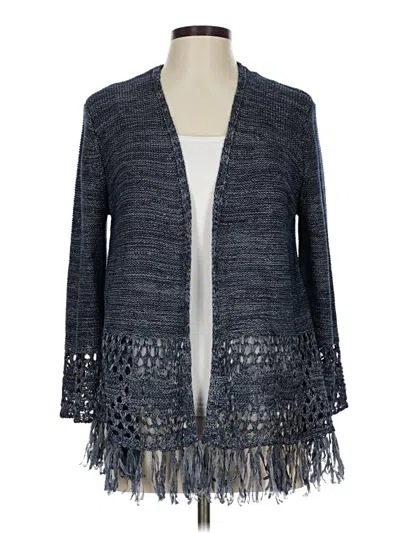 Pre-owned Style & Co Cardigan Sweater In Blue