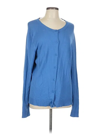 Pre-owned Style & Co Cardigan Sweater In Blue