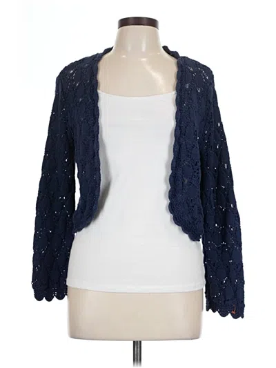 Pre-owned Style & Co Cardigan Sweater In Blue
