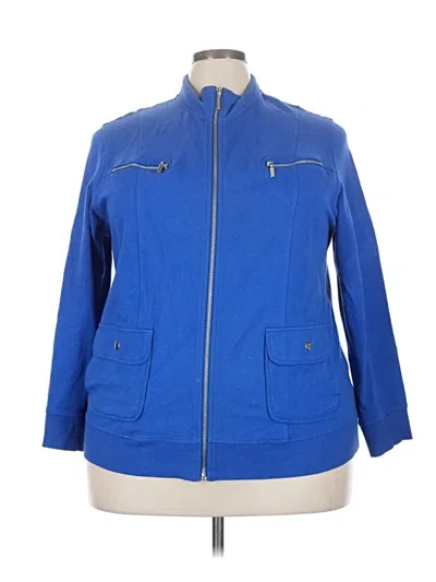 Pre-owned Style & Co Cardigan Sweater In Blue