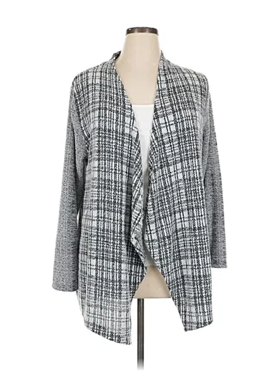 Pre-owned Style & Co Cardigan Sweater In Gray