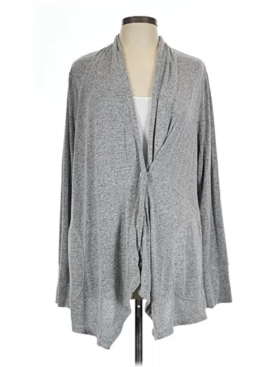 Pre-owned Style & Co Cardigan Sweater In Gray