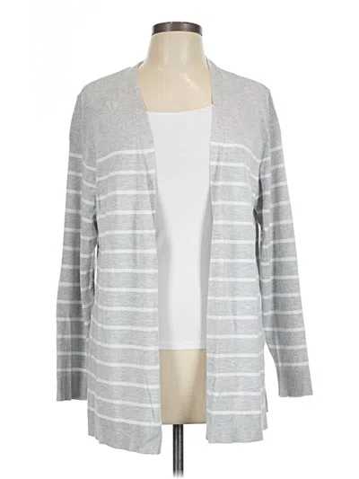 Pre-owned Style & Co Cardigan Sweater In Gray
