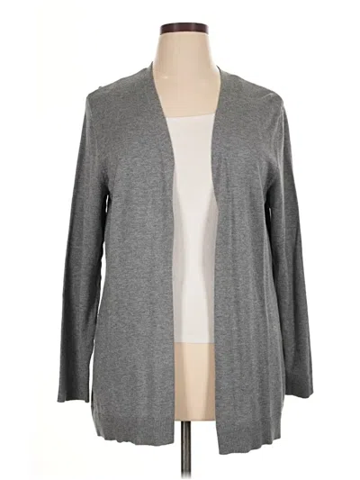 Pre-owned Style & Co Cardigan Sweater In Gray