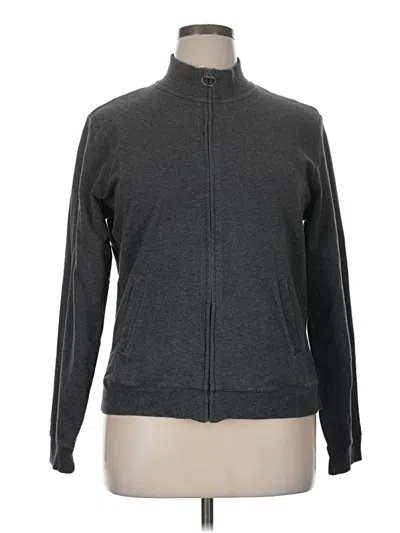 Pre-owned Style & Co Cardigan Sweater In Gray