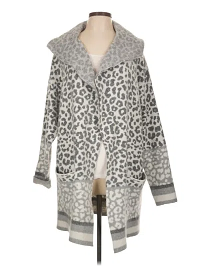 Pre-owned Style & Co Cardigan Sweater In Gray