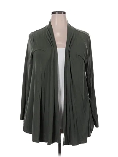 Pre-owned Style & Co Cardigan Sweater In Green